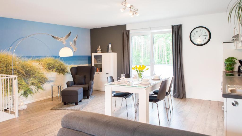 Ferienwohnung Küstenwaldblick mit privat Sauna, 87qm & 2 Schlafzimmern