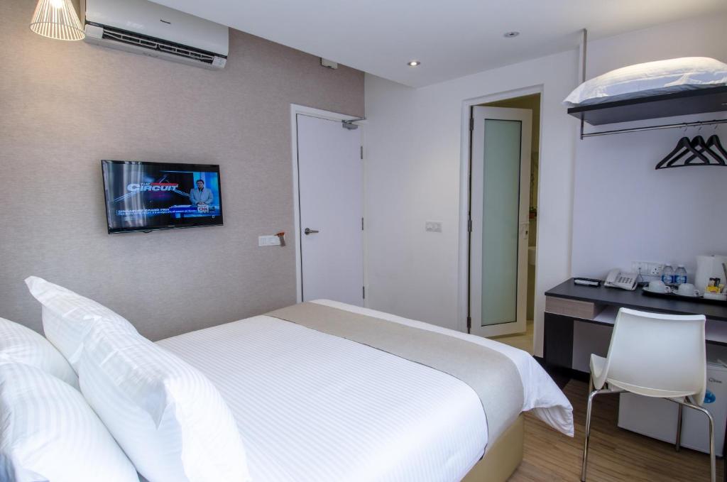 Двухместный (Стандартный двухместный номер с 1 кроватью и окном), 12FLY Hotel Kuala Lumpur