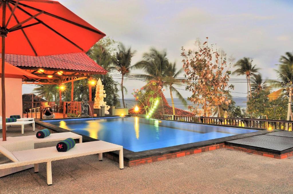 Номер (Бунгало Делюкс с видом на море), Surya Chandra Beach Bungalow