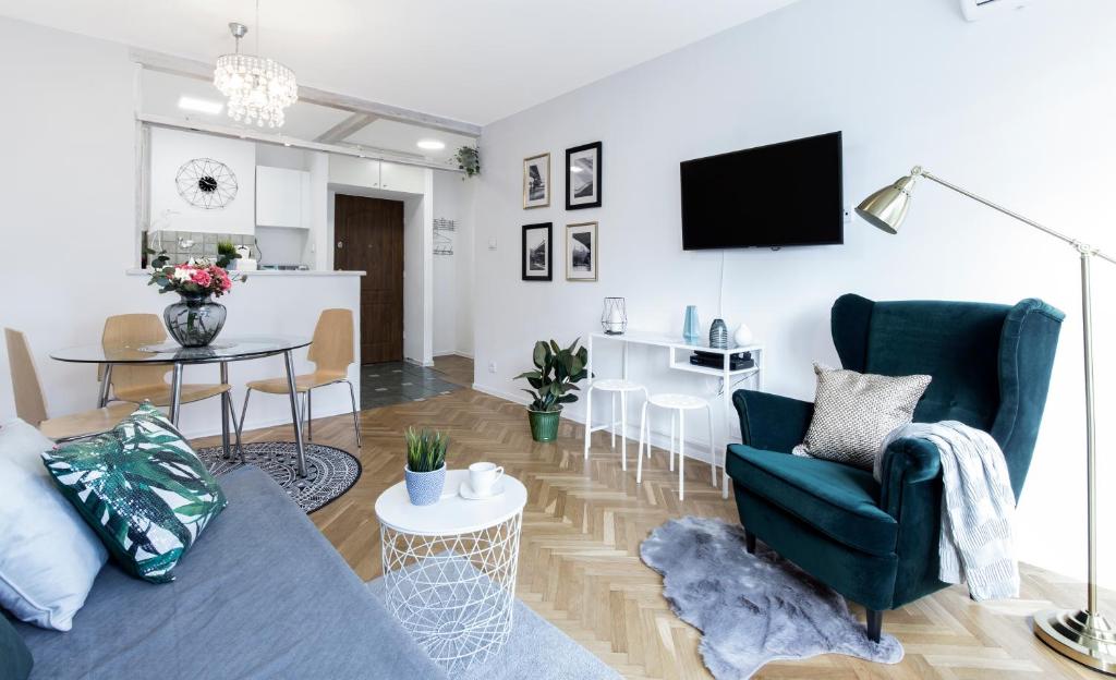 Апартаменты (Апартаменты Делюкс с балконом), Warsawrent Apartamenty Centralna