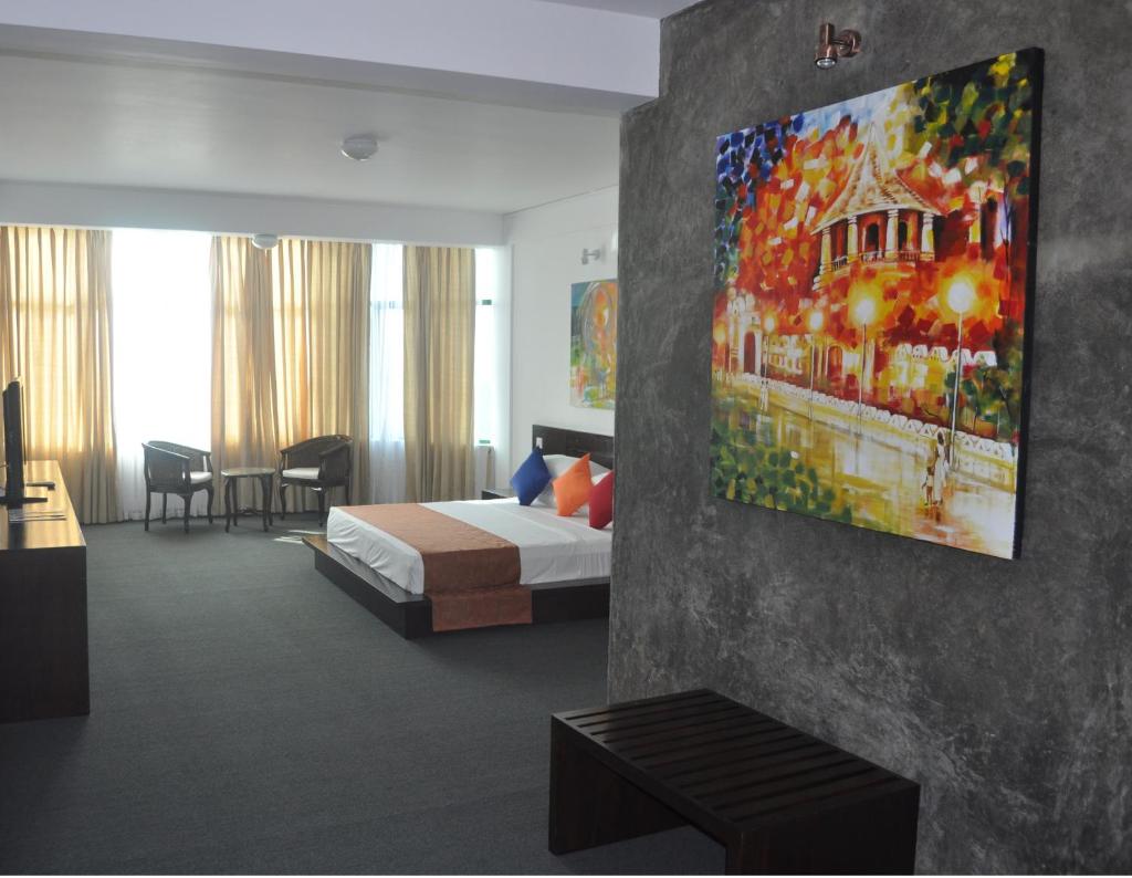 Трехместный (Двухместный номер Делюкс с 1 кроватью), Amaara Sky Hotel Kandy