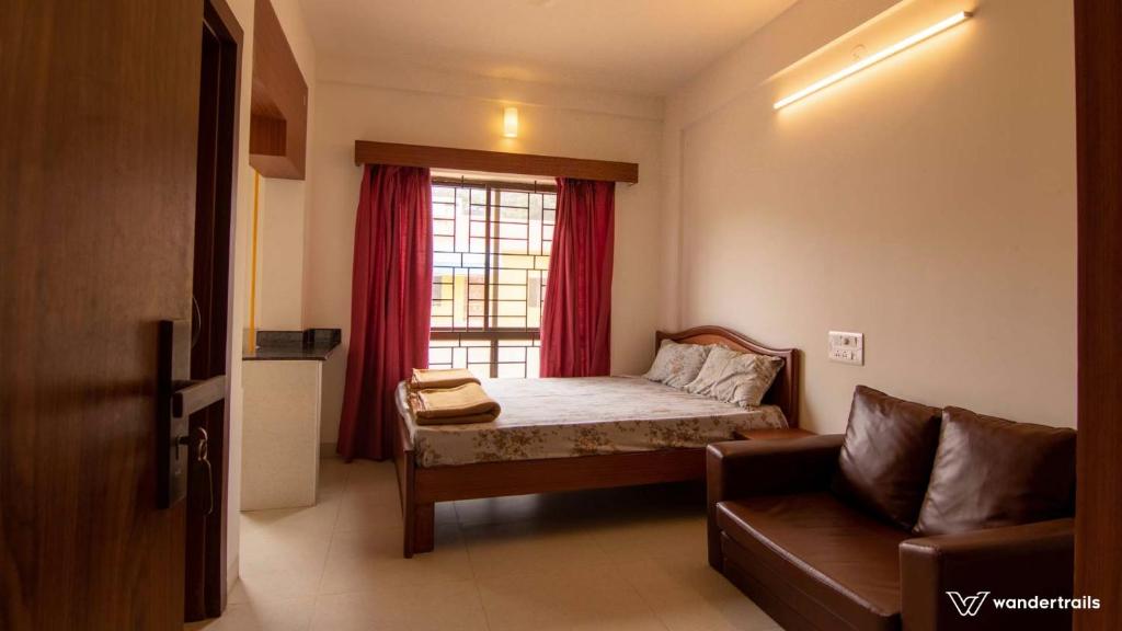 Двухместный (Бюджетный двухместный номер с 1 кроватью), Narayana Studio Apartments