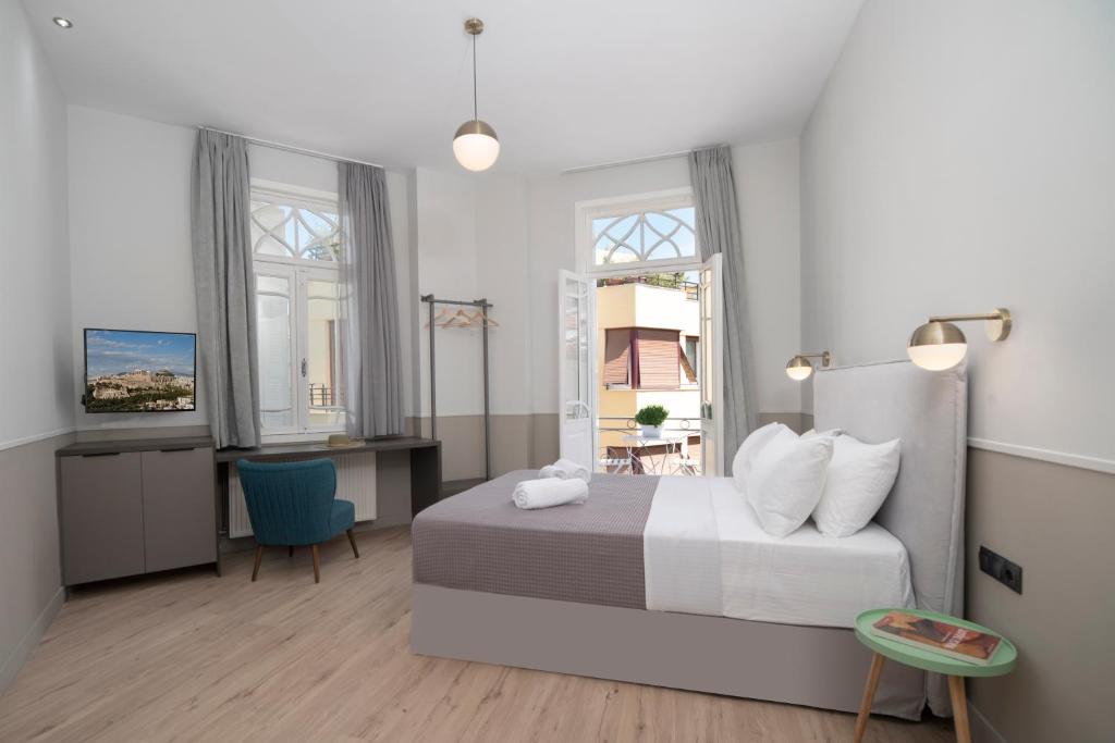 Сьюит (Представительский люкс с балконом), Plaka Arch Suites