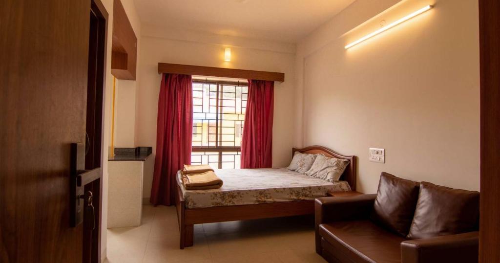 Двухместный (Бюджетный двухместный номер с 1 кроватью), Narayana Studio Apartments