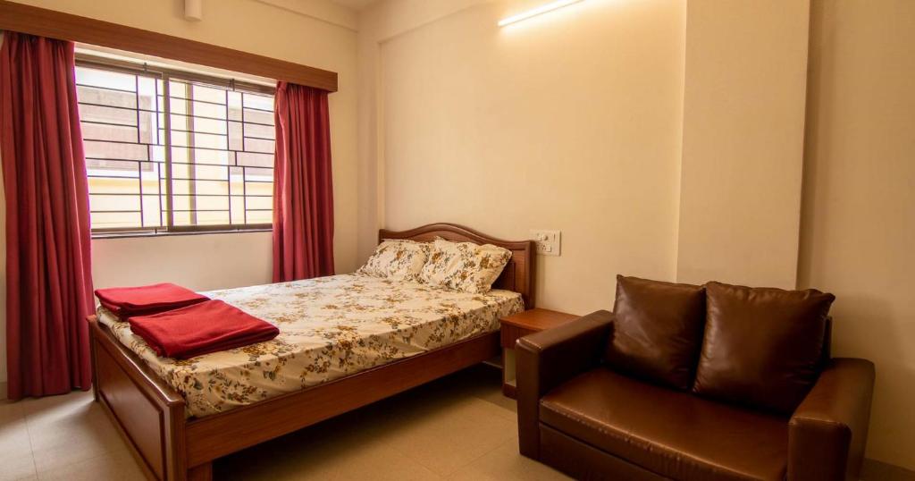 Двухместный (Бюджетный двухместный номер с 1 кроватью), Narayana Studio Apartments