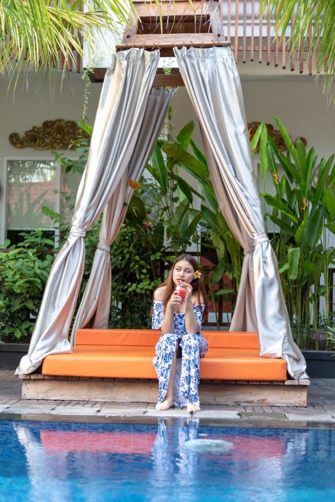 Двухместный (Двухместный номер Делюкс с 2 отдельными кроватями), The Nyaman Bali
