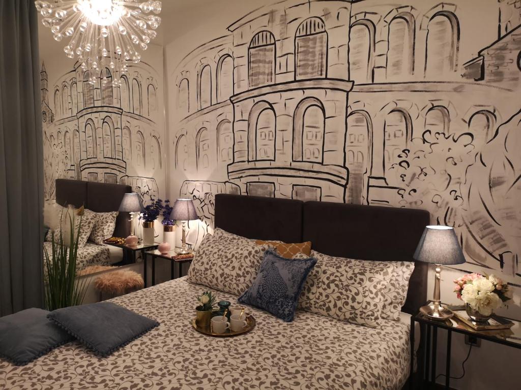 Arena Design Apartments with FREE Private Parking and with a terrace