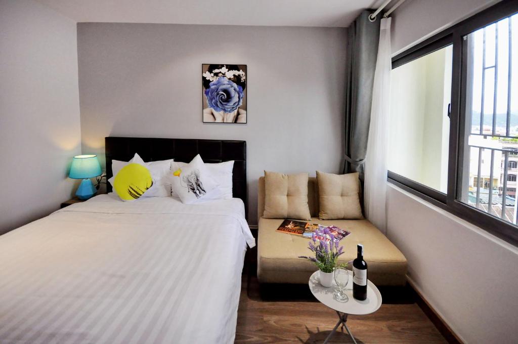 Двухместный (Большой двухместный номер с 1 кроватью), King Homestay Hotel with terrace