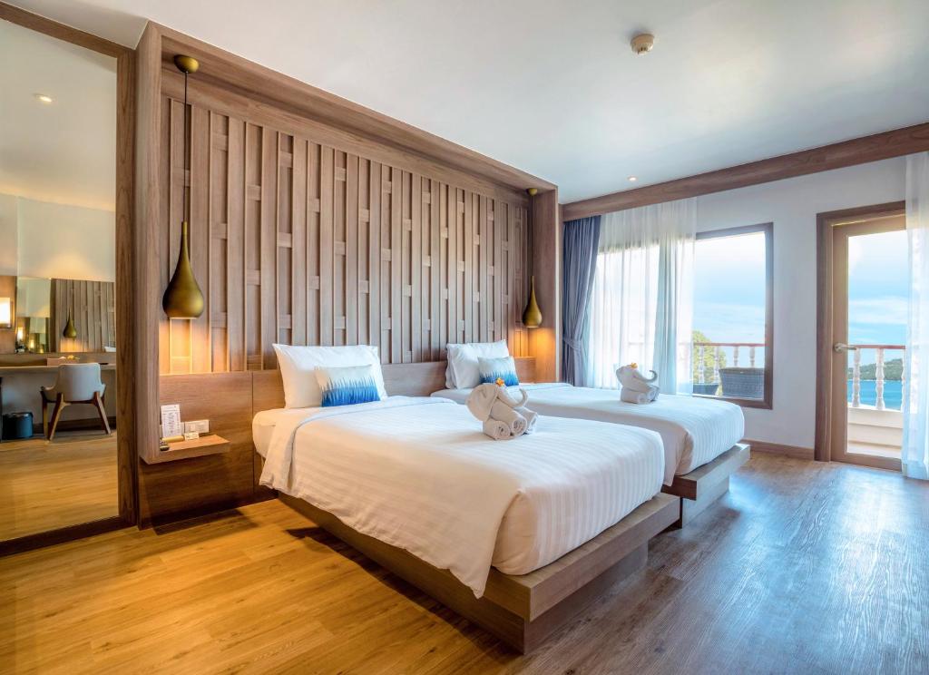 Двухместный (Номер Делюкс с частичным видом на море), Курортный отель Aquamarine Resort & Villa