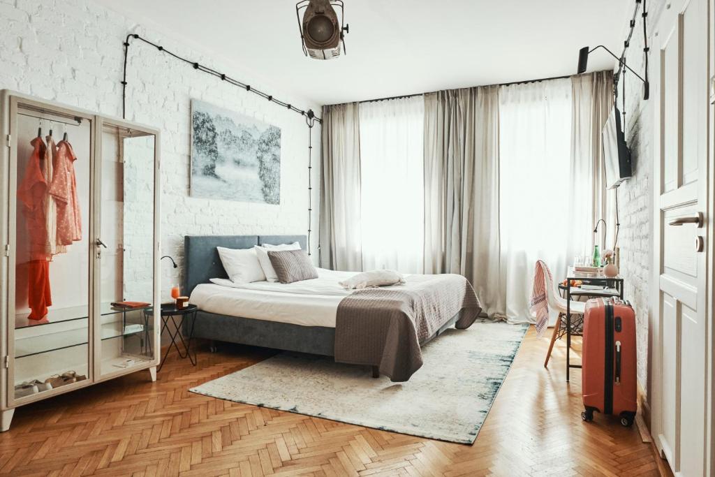 Двухместный (Двухместный номер Делюкс с 1 кроватью), Arthotel Stalowa52