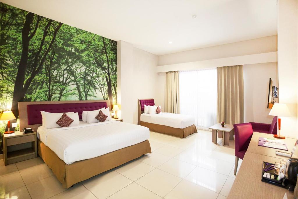 Трехместный (Трехместный номер-студио), Kuta Central Park Hotel
