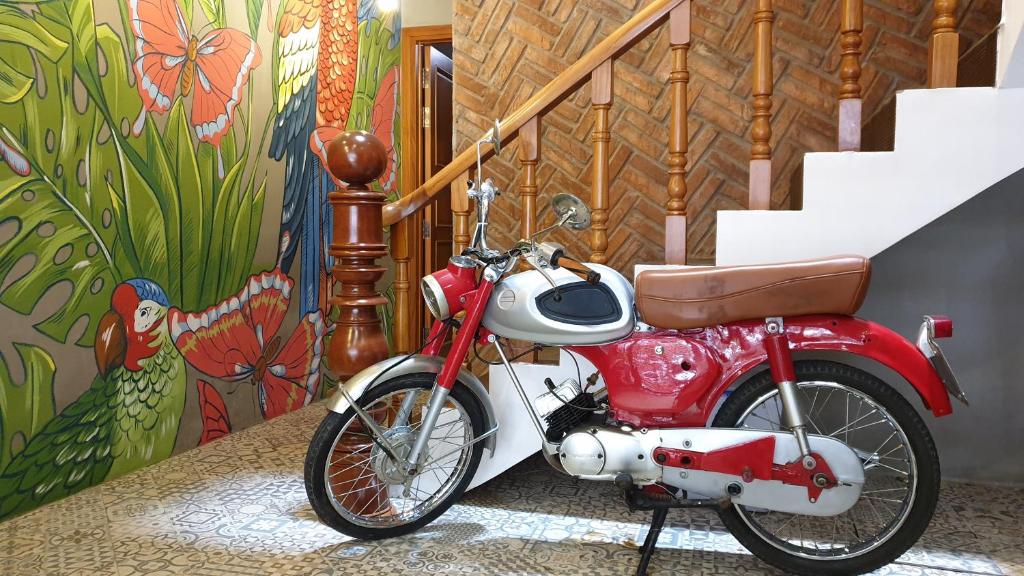 Vintage 1980s Saigon Private House with Rooftop Dining Room in Prime City Central District