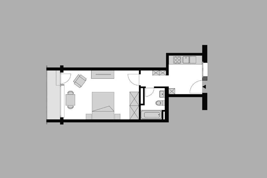 Апартаменты (Апартаменты-студио), City Stay Furnished Apartments - Forchstrasse
