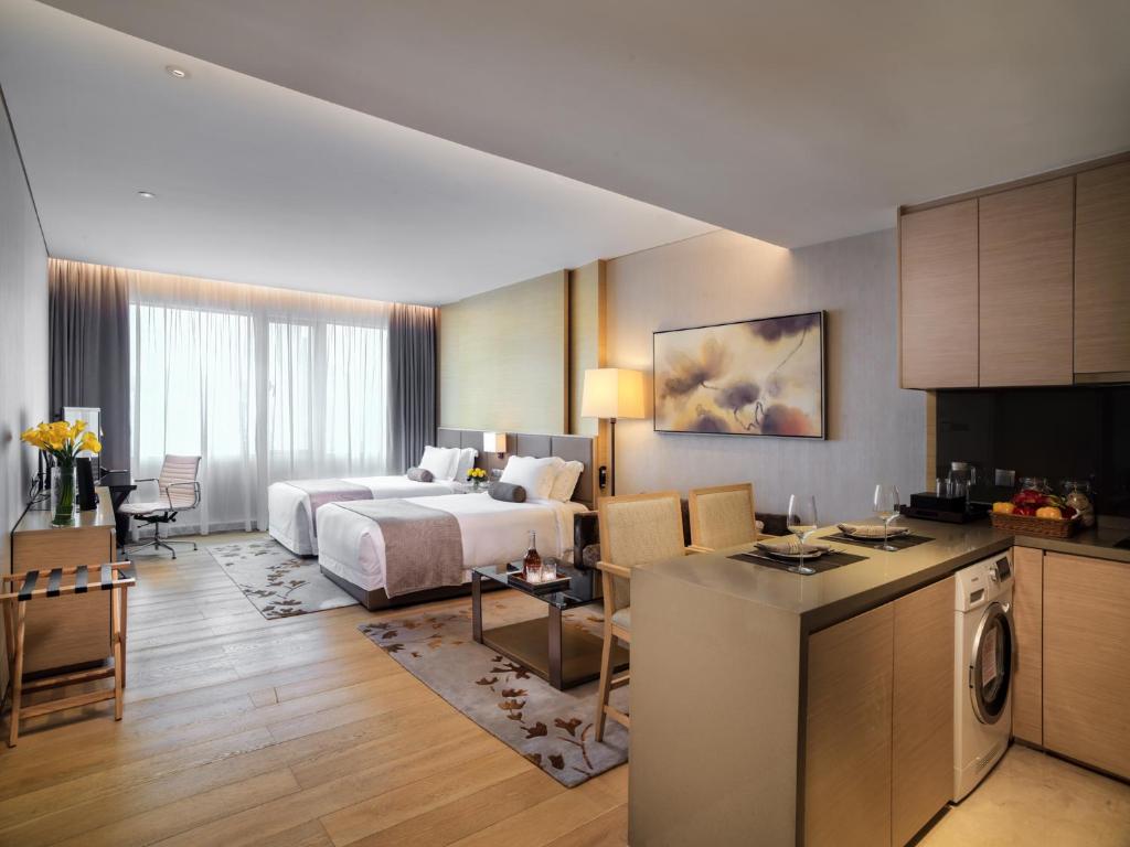 Двухместный (Deluxe Studio King Package), Fraser Suites Guangzhou