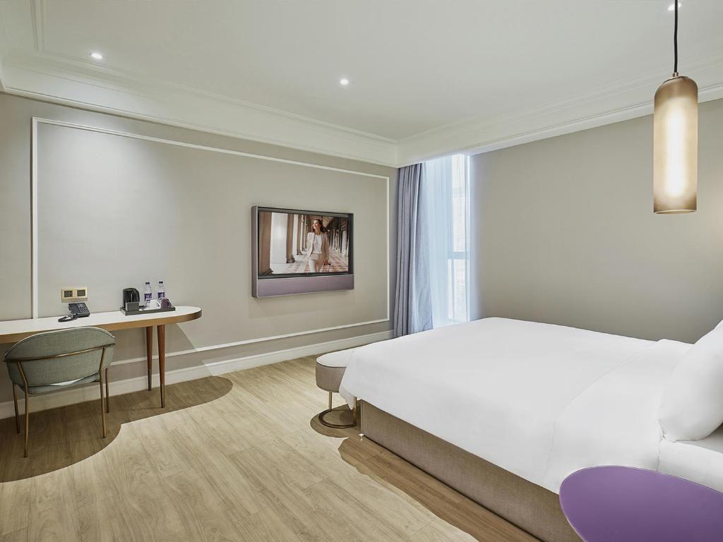 Двухместный (Улучшенный двухместный номер с 1 кроватью - Окно с частичным видом во внутреннюю территорию), Citadines Beijing Ritan - Original Named as Mercure Hotel Beijing Chaoyangmen