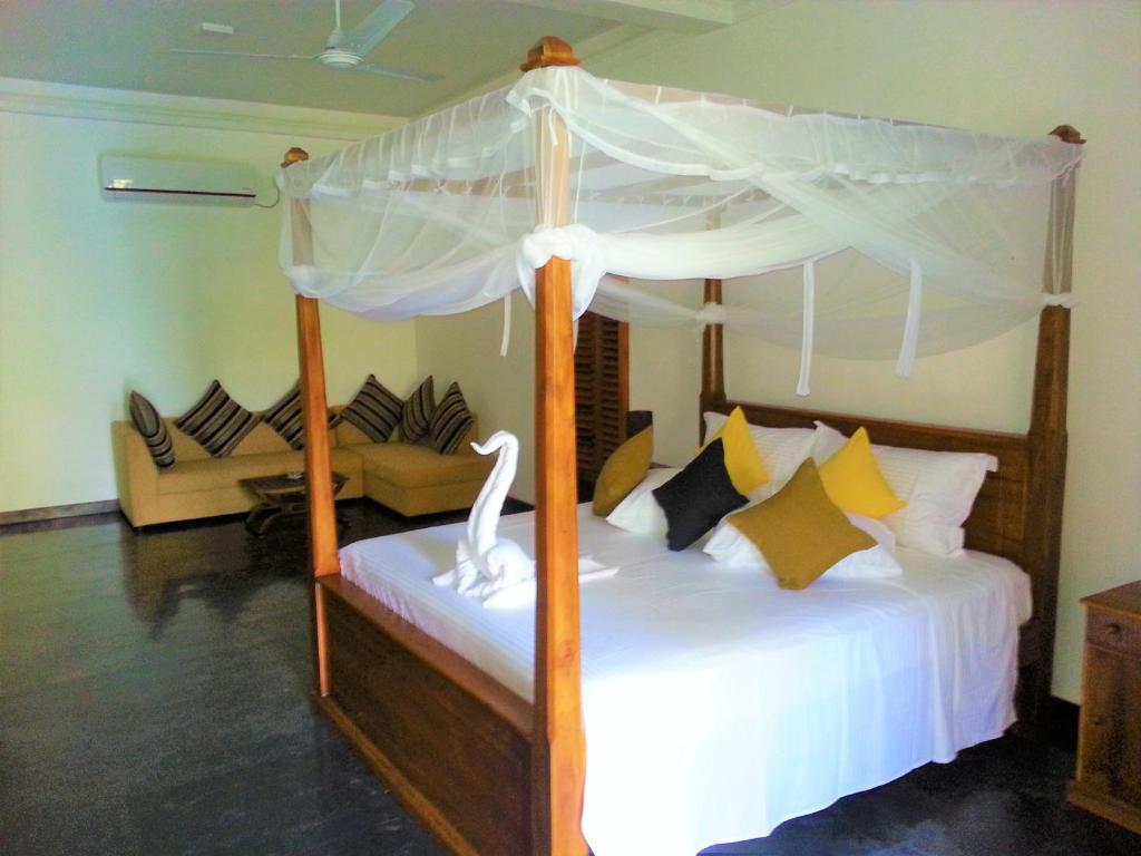 Двухместный (Номер Делюкс (для 2 взрослых и 1 ребенка)), Beach Villa Lanka