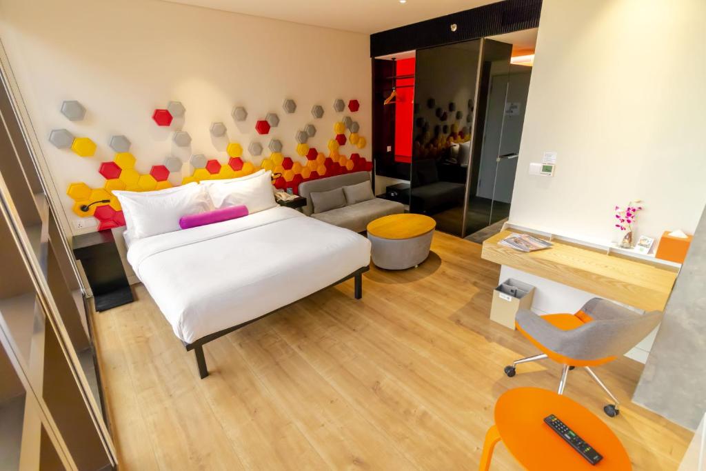 Трехместный (Двухместный номер с 1 кроватью и диваном-кроватью), Ibis Styles Singapore On Macpherson