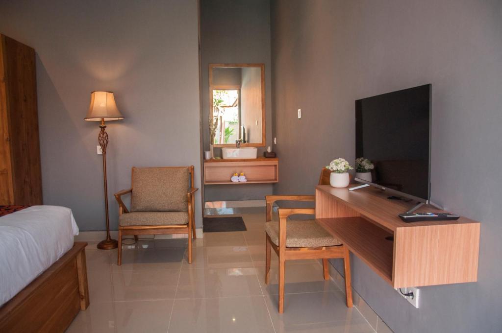 Двухместный (Двухместный номер Делюкс с 1 кроватью), Omorich Bali Guest House