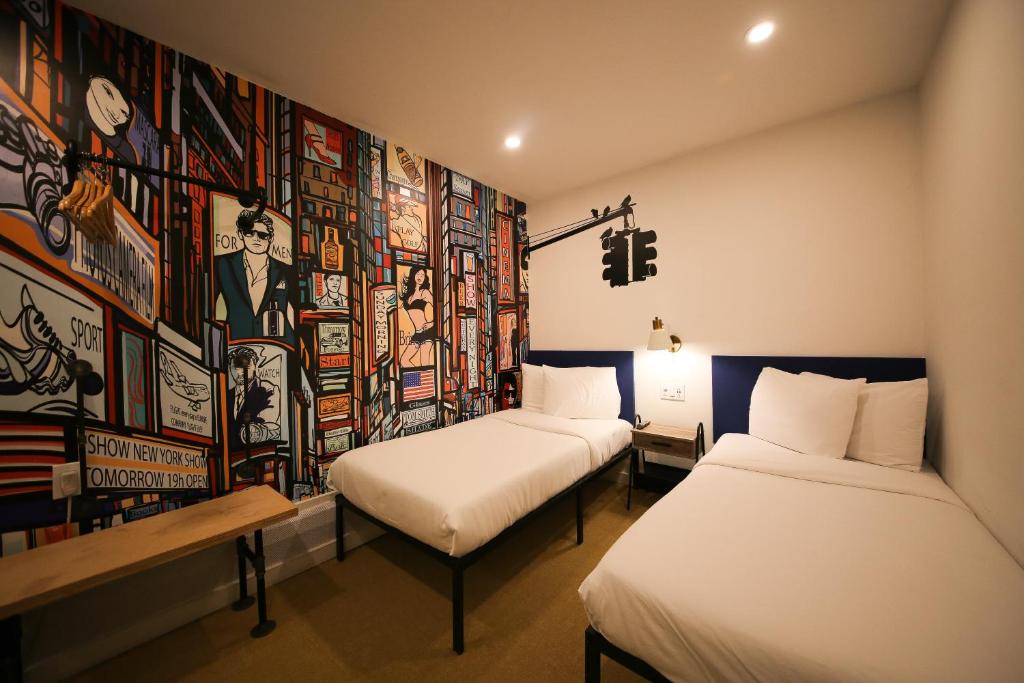 Двухместный (Двухместный номер с 2 отдельными кроватями), Doxie Hotel