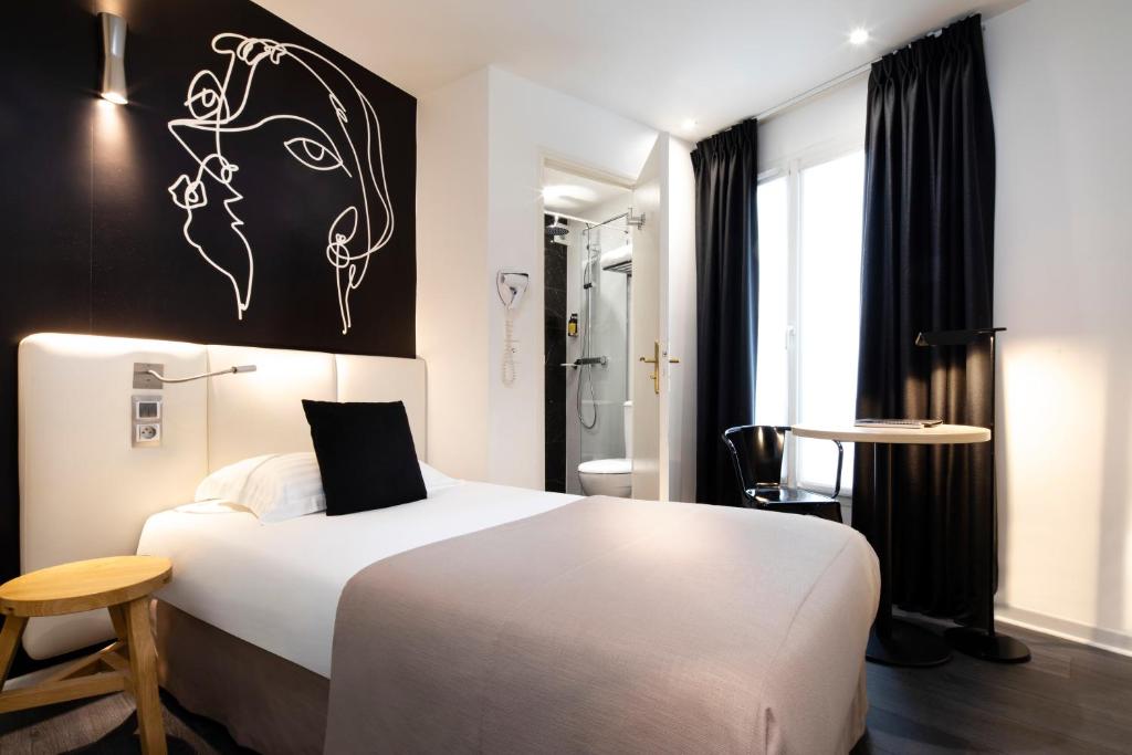 Одноместный (Одноместный номер), Hôtel Montparnasse Saint Germain