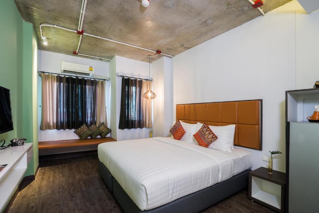 Двухместный (Стандартный двухместный номер с 1 кроватью), Отель Aim House Bangkok