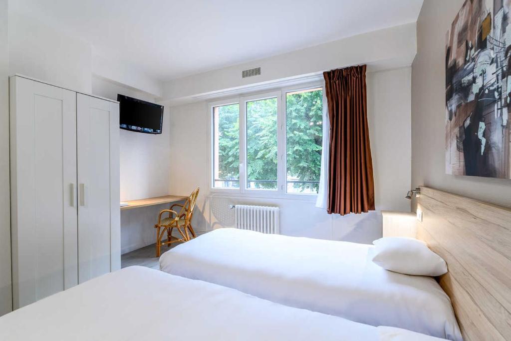 Двухместный (Двухместный номер «Комфорт» с 2 отдельными кроватями), Comfort Hotel Rouen Alba