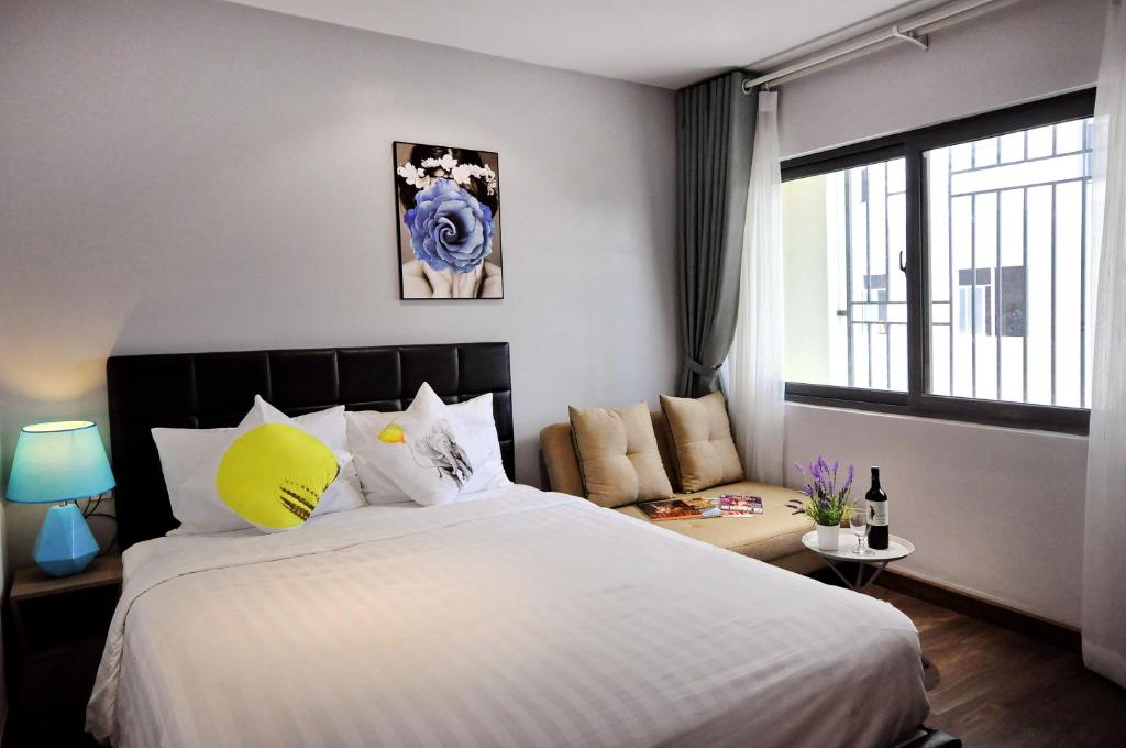 Двухместный (Большой двухместный номер с 1 кроватью), King Homestay Hotel with terrace