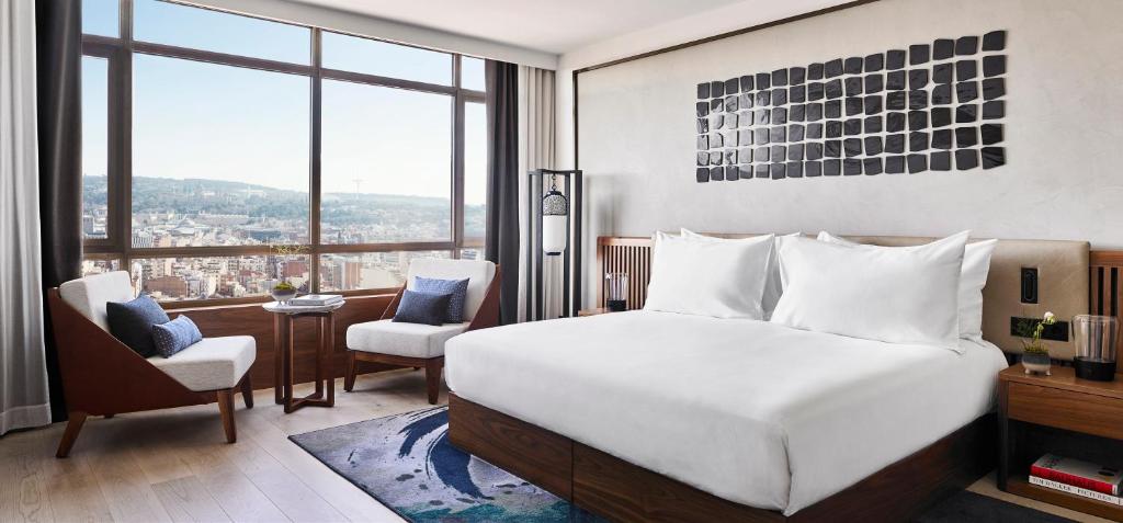 Двухместный (Номер «Премиум» с видом на городской пейзаж), Nobu Hotel Barcelona