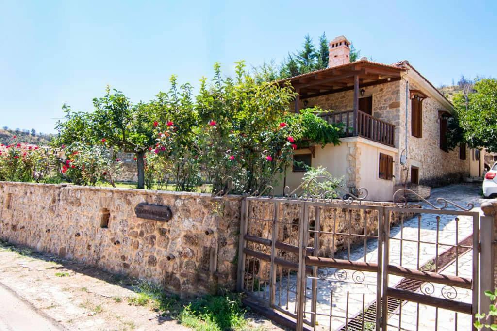 Traditional Stone Home with view photo 2
