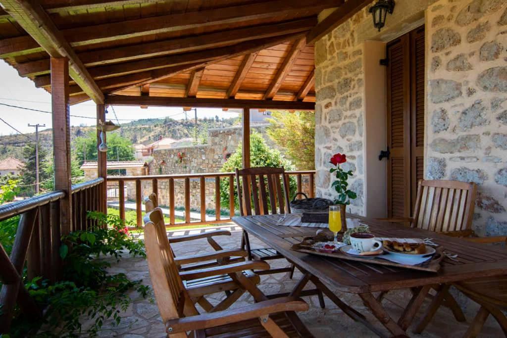 Traditional Stone Home with view photo 3