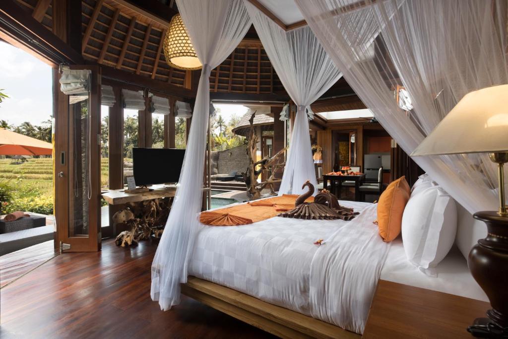 Вилла (Вилла Signature с 2 спальнями, бассейном и видом на рисовые поля), Green Field Resort Ubud