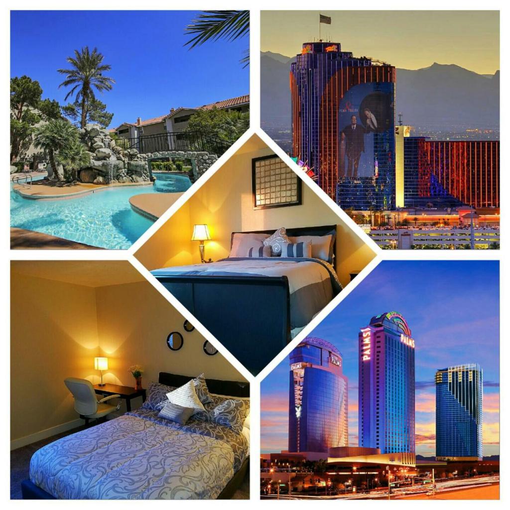 Lovely condo! Walking distance to the Strip with pool and spa image
