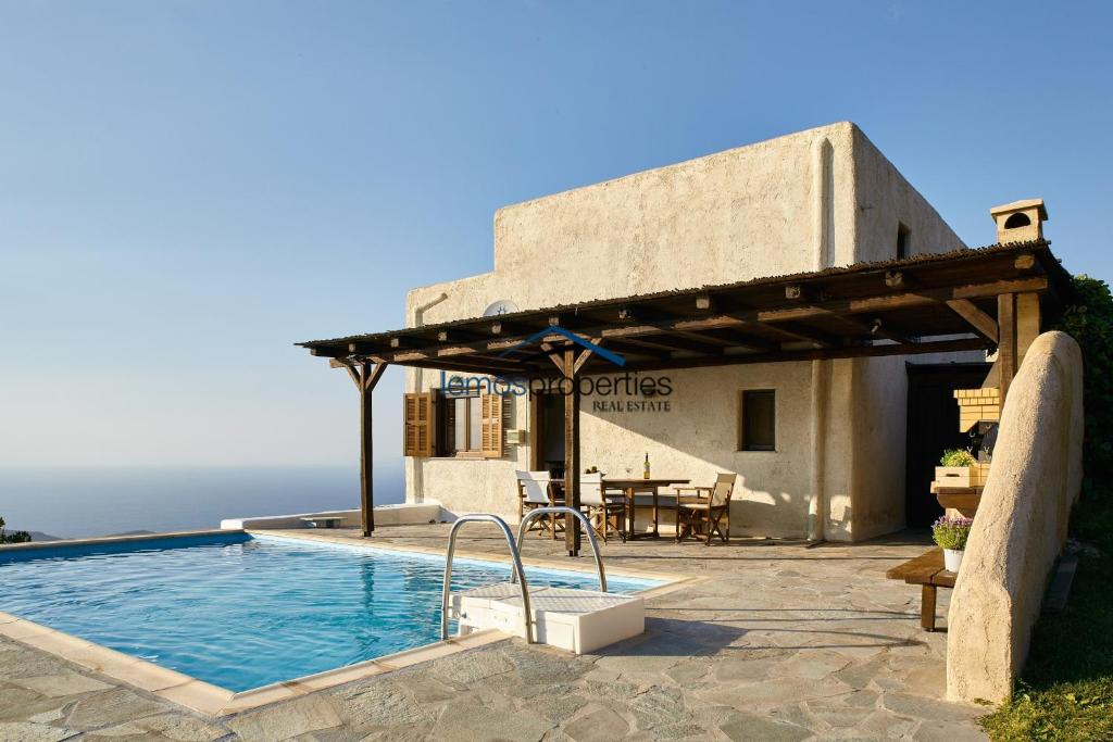 The Pool Garden House with a fantastic sea and sunset view photo 2