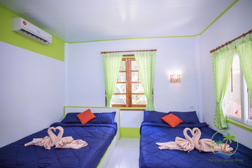 Четырехместный (Номер Делюкс с 2 кроватями размера «queen-size»), Koh Kood Garden House