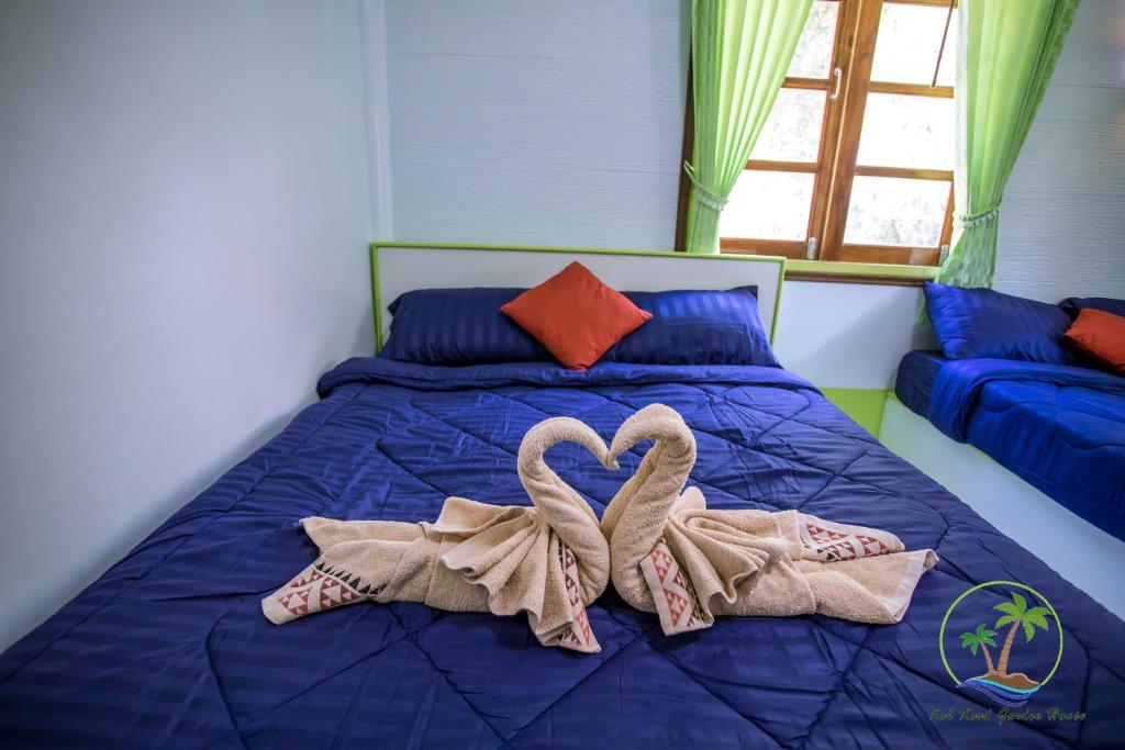 Четырехместный (Номер Делюкс с 2 кроватями размера «queen-size»), Koh Kood Garden House
