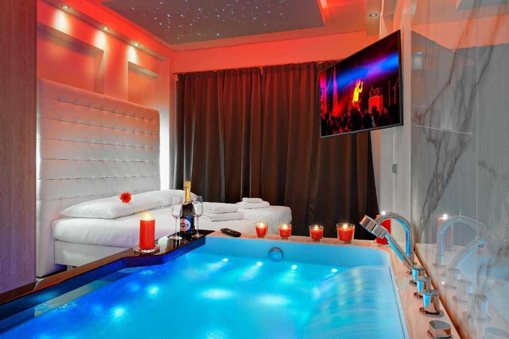 Двухместный (Номер Wellness с собственной гидромассажной ванной), Отель Aura Design & Garden Pool