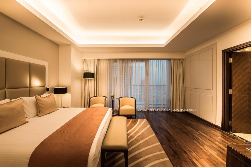 Двухместный (Номер «Премьер» с частичным видом на море), Отель Fraser Suites Hotel and Apartments