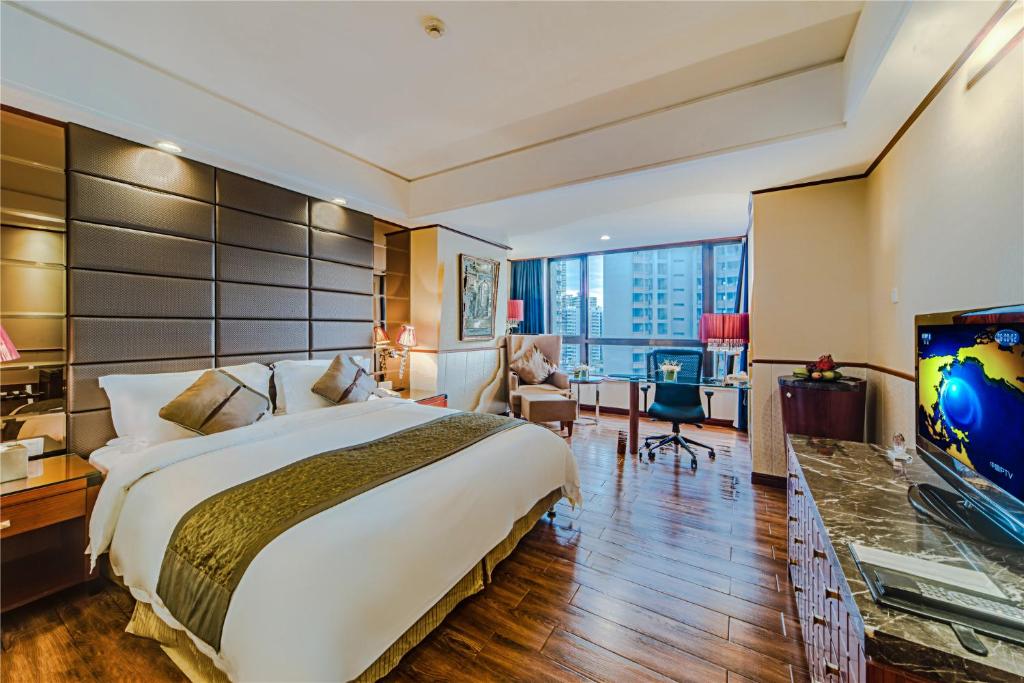 Двухместный (Номер Делюкс с кроватью размера «queen-size»), Ming Guang International Grand Hotel Haikou