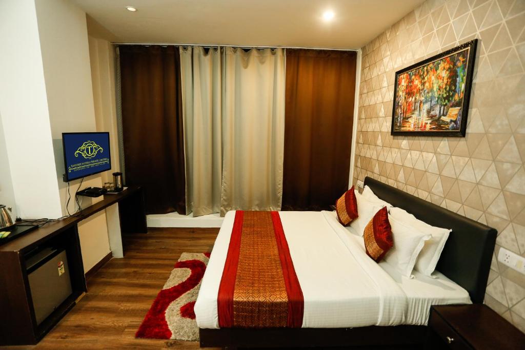 Двухместный (Улучшенный двухместный номер с 1 кроватью), Airport Hotel Tashree