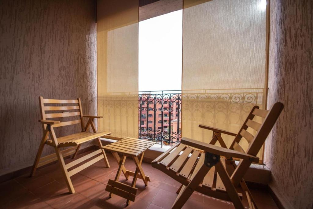 Двухместный (Улучшенный двухместный номер с 1 кроватью), Hôtel Ibn Batouta