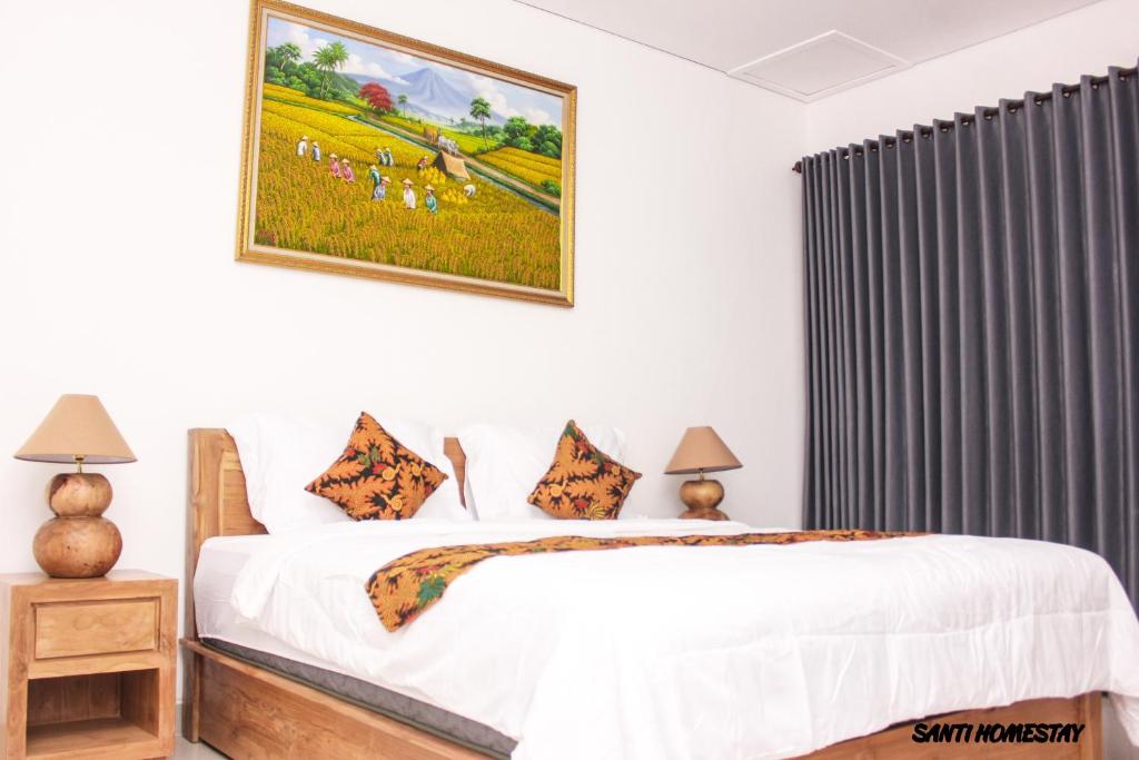 Двухместный (Номер Делюкс с кроватью размера «queen-size»), Santi HomeStay