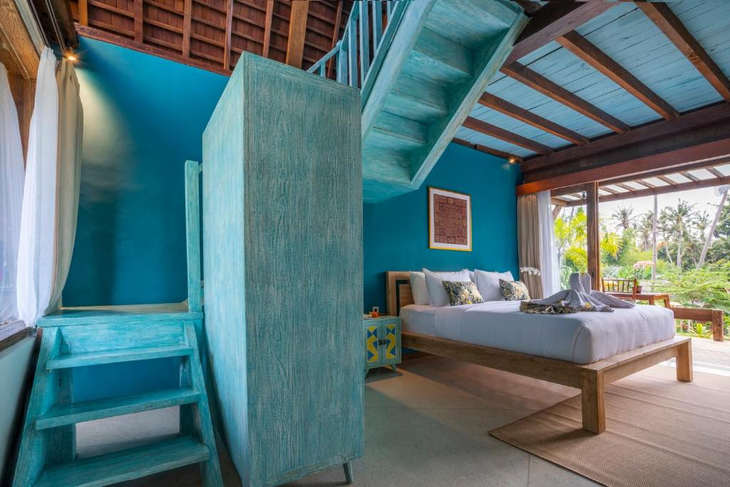 Вилла (Ethnic Two-Bedroom Villa with Plunge Pool), Menzel Ubud