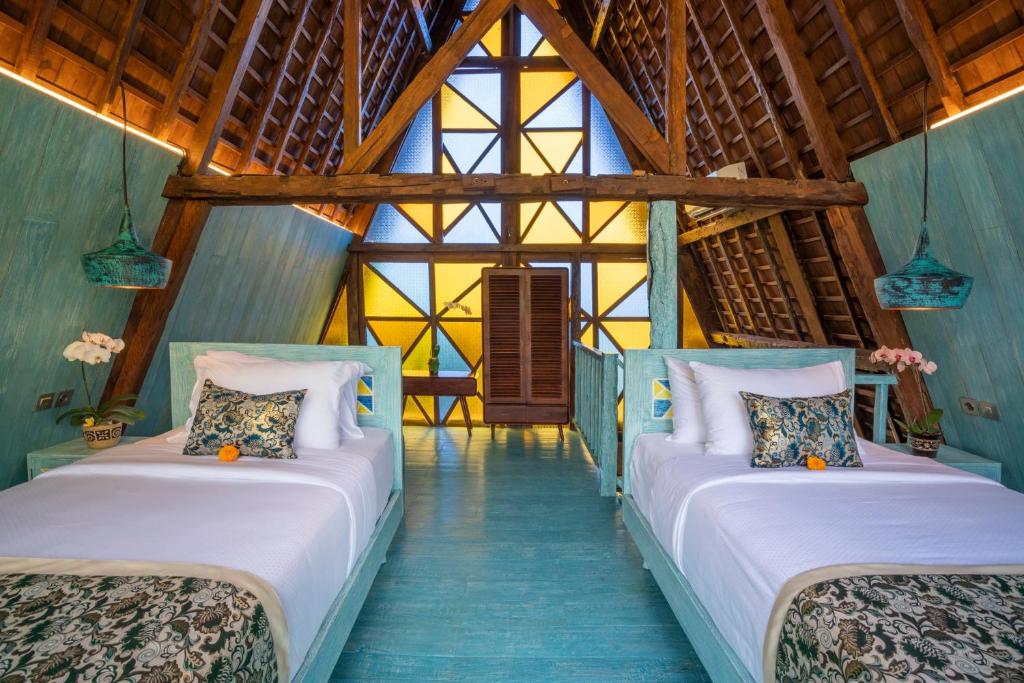 Вилла (Ethnic Two-Bedroom Villa with Plunge Pool), Menzel Ubud