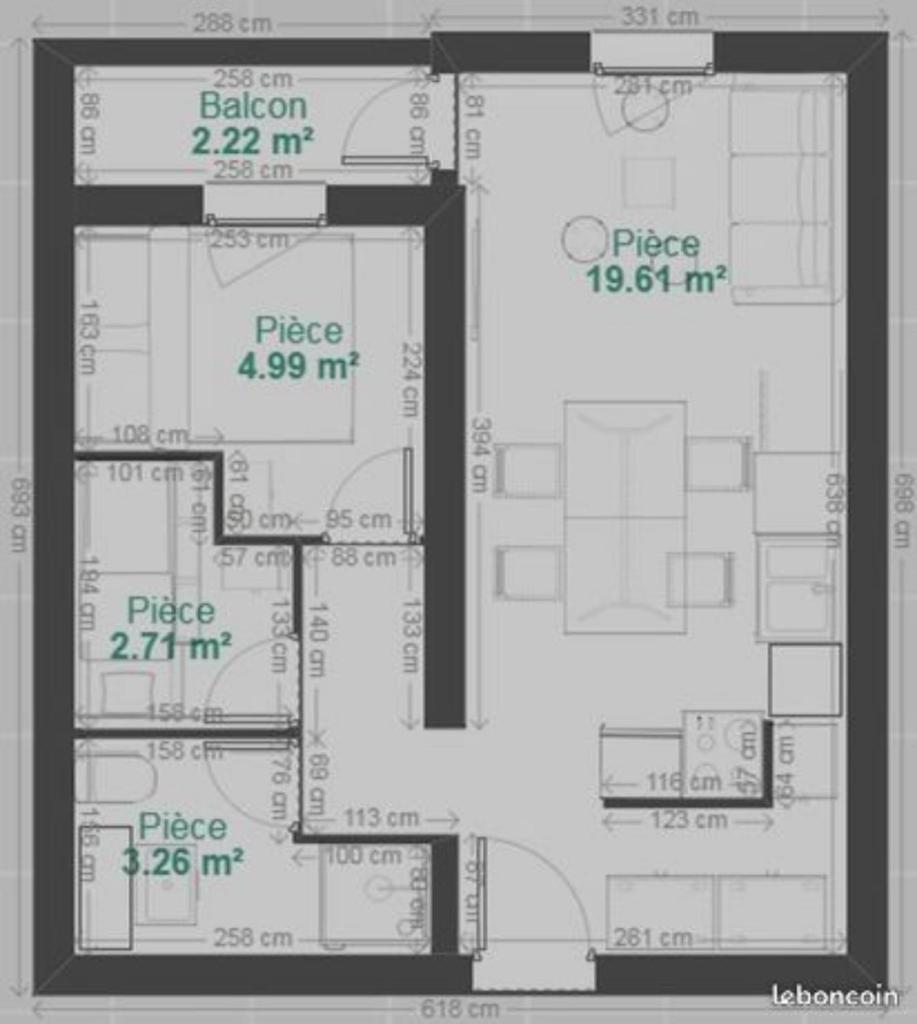 Appartement 3 pièces, 2 chambres au cœur de la station photo 4