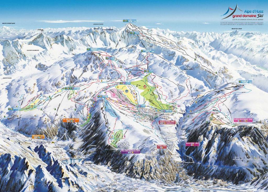auris en oisans, vue sur le massif des ecrins photo 2