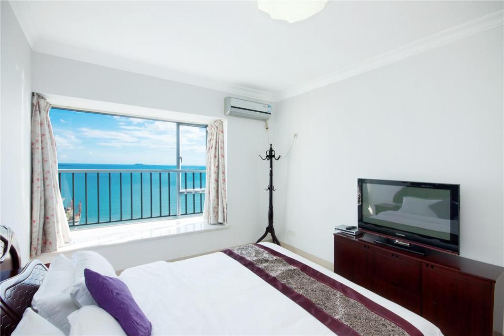 Апартаменты (Four-Bedroom Apartment (8 Adults) with Sea View- Mainland China only), Sanya Qingjinghaiwan Apartment
