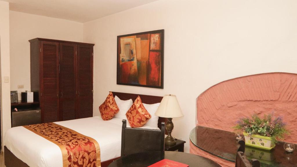 Двухместный (Номер с кроватью размера «queen-size» - Для курящих), Boutique Hotel Palacio