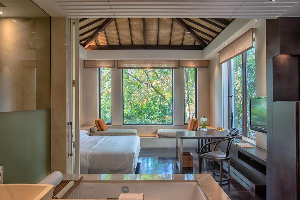 Двухместный (Номер с кроватью размера «king-size», вид на сад), Park Hyatt Ningbo Resort & Spa
