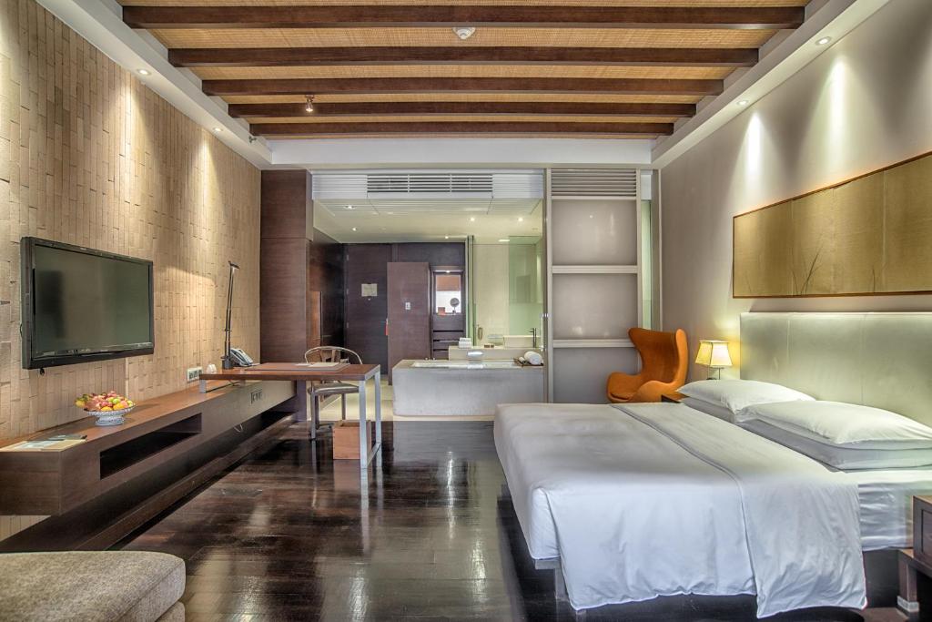 Двухместный (Номер Делюкс с кроватью размера «king-size»), Park Hyatt Ningbo Resort & Spa