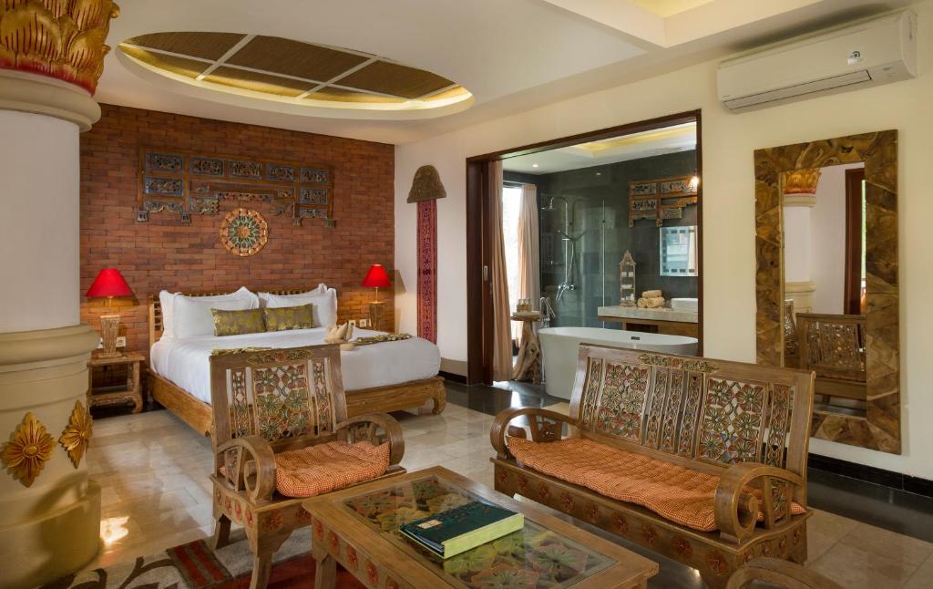 Сьюит (Семейный люкс, бесплатный послеобеденный чай), Green Field Resort Ubud